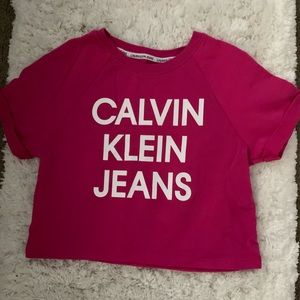 Calvin Klein Pink Crop-Top❤️ NEW